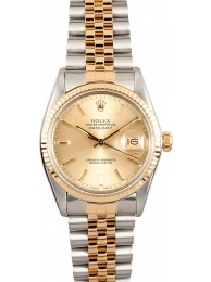 Datejust Rolex Stainless/Gold 16013 Men's WE02254