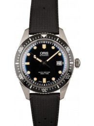 Designer Oris Divers Sixty-Five Black Rubber Strap WE02597