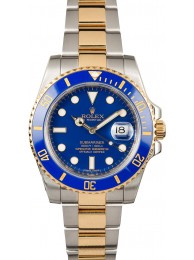 Fake Certified Rolex Submariner 116613 Blue Dial WE00605