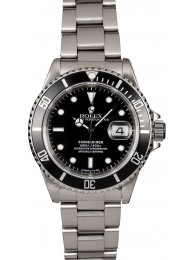 Fake Men's Rolex Submariner 16610 Steel Oyster Band WE04585