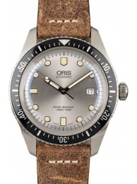 Fake Oris Divers Sixty-Five Silver Dial WE01792