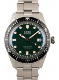 Fake Oris Divers Sixty-Five Stainless Steel Green Dial WE01482