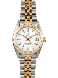 Fake Rolex 31mm Datejust 6827 Two-Tone WE04473