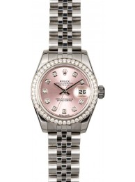 High Imitation Rolex Lady-Datejust 179384 Diamond Bezel WE03065
