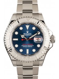 High Quality Imitation Mens Blue Platinum Rolex Yachtmaster WE03033