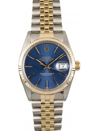 High Quality Imitation Rolex Datejust 16013 Blue Dial 100% Authentic WE01529