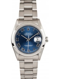 Hot Men's Rolex Datejust 16200 Blue Dial WE03315