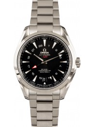 Hot Omega Seamaster Aqua Terra Stainless Steel Black Dial WE04472