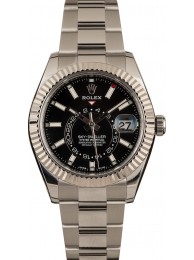 Imitation Certified Rolex Sky-Dweller 326934 Black Dial WE03372