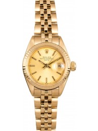 Imitation Ladies Rolex Date 6917 Honeycomb Jubilee WE00879