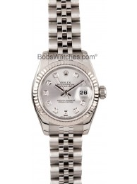 Imitation Ladies Rolex DateJust Diamond Dial 179174 WE02719