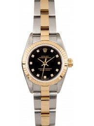 Imitation Lady Rolex Oyster Perpetual 76193 Diamond Dial WE02536