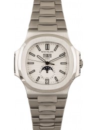 Imitation Patek Philippe Nautilus 5726/1A-010 Silver Dial WE01737