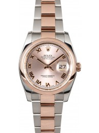 Imitation Rolex Datejust 116201 Rose Gold Oyster WE00922