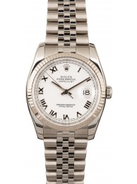 Imitation Rolex Datejust 116234 Jubilee w/ White Dial WE00316