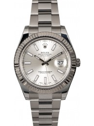 Imitation Rolex Datejust 116334 Silver Dial WE01471