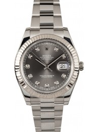 Imitation Rolex Datejust II 116334 Rhodium Diamond WE03006