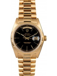 Imitation Rolex Day-Date 18038 President Black Dial WE00666