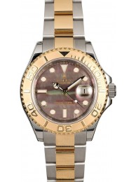 Imitation Rolex Yacht-Master 16623 Black Mother Of Pearl WE00473