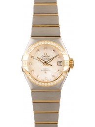 Imitation Top Omega Constellation Steel & Gold WE00778