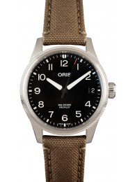 Imitation Top Oris Big Crown Pro Pilot Textile Strap WE03493