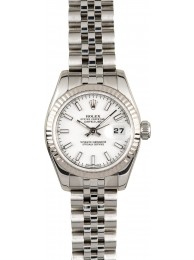 Knockoff Best Rolex Ladies Datejust 179174 White Dial WE01565