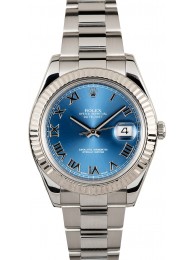 Knockoff Luxury Rolex Datejust II Blue Roman Dial 116334 WE02884