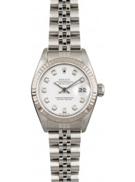 Knockoff Rolex Datejust 79174 White Diamond Dial WE00168