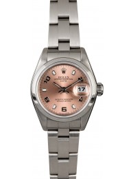 Ladies Rolex Date 79160 Salmon Dial WE01770