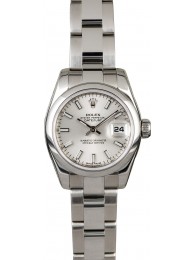 Ladies Rolex Datejust 179160 Silver Dial WE02350