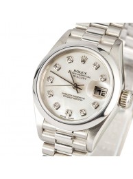 Ladies Rolex Datejust 69166 Platinum WE01929