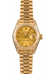 Ladies Rolex Datejust 69178 Presidential WE01658