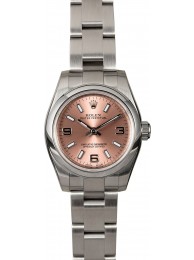 Ladies Rolex Oyster Perpetual 176200 Pink Dial WE03267