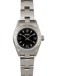 Ladies Rolex Oyster Perpetual 76030 Black Dial WE00192