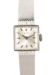 Ladies White Gold Rolex Cocktail Watch WE02793