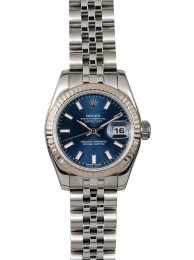Lady Rolex Datejust 179174 Blue Dial WE02142