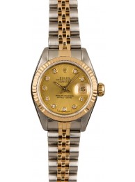 Luxury Copy Rolex Lady Datejust 69173 Diamond Dial WE00154