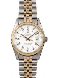 Luxury Men's Rolex Date 15000 White Roman WE01705