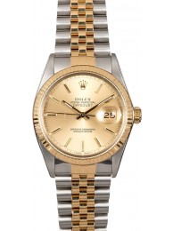 Men's Rolex Datejust 16013 Champagne Dial WE03627