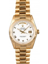 Men's Rolex President 18038 White Dial WE04723