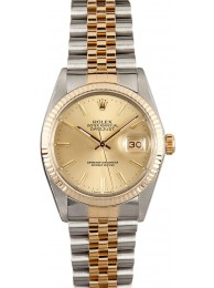 Men's Two Tone Rolex Datejust 16013 WE03280