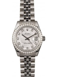 Mid-Size Rolex Datejust 178384 Meteorite Diamond Dial WE03451