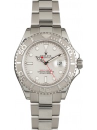 New Rolex Yacht-Master 16622 Platinum Bezel and Dial WE01253