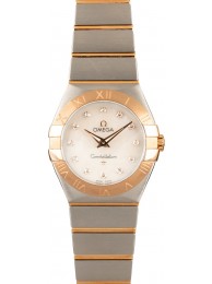 Omega Constellation Red Gold & Steel WE03828