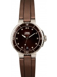 Oris Aquis Date Brown Diamond Dial WE02875