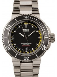 Oris Aquis Depth Gauge Black Luminous Dial WE02735