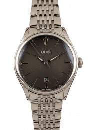 Oris Artelier Date Grey Guilloche Dial WE02773