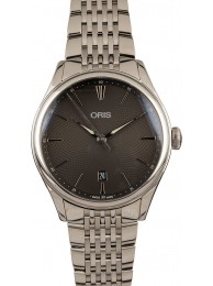 Oris Artelier Date Grey Guilloche Dial WE02773