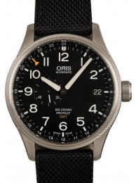 Oris Big Crown Pro Pilot GMT Black Textile Strap WE01294