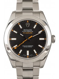 Replica Best Rolex Milgauss 116400 Black 40MM WE00890